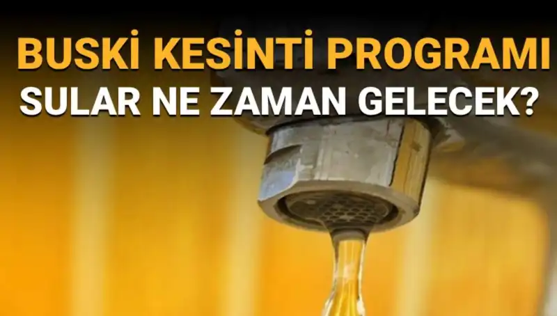 Bursa Nilüfer'de Sular Ne Zaman Gelecek? İşte BUSKİ'nin Kesinti Programı