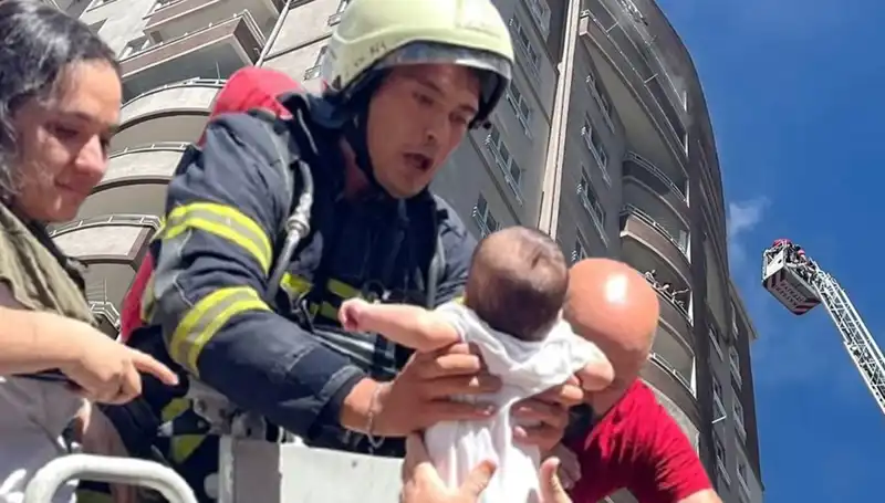 Kayseri'deki 14 Katlı Binada Korkutan Yangın: Olayın Detayları