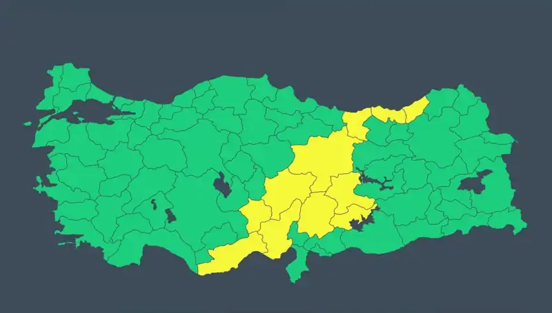 11 İlde Sağanak ve Fırtına Tehlikesi: Hava Durumu Uyarıları Yayınlandı