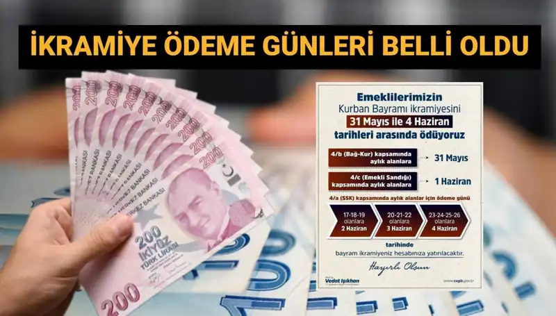 Emekli Bayram İkramiyeleri İçin Tarihler Belli Oldu: 4 Bin TL Ödeme Yapılacak!