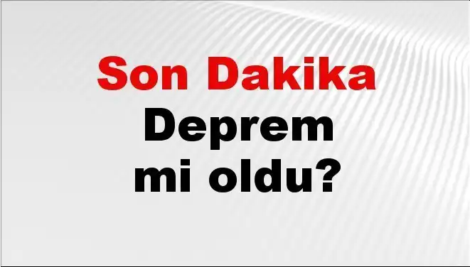 Muğla'da Son Dakika Deprem: Şok Edici Gelişmeler ve Ayrıntılar