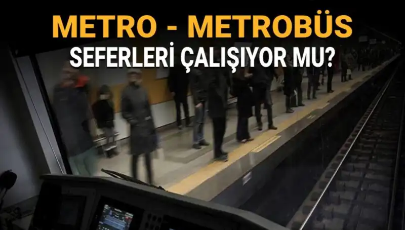 İstanbul Ulaşımında Bugün Neler Oluyor? Metrobüs ve Metro Çalışıyor mu?