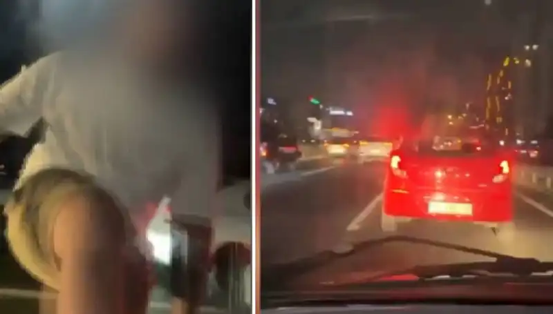 Sorumsuz Trafik Magandası İstanbul'da Kameralara Yansıdı