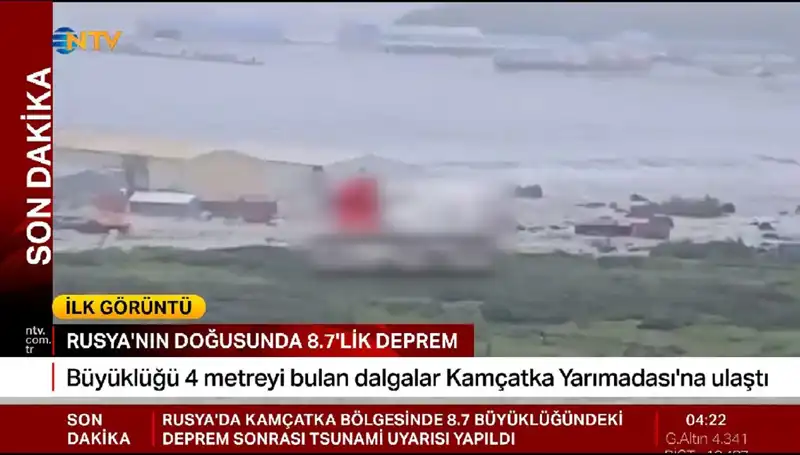 Kamçatka Kıyılarında İlk Tsunami Dalgaları: Neler Oldu?